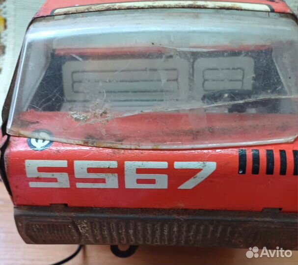 Игрушка машинка железная СССР