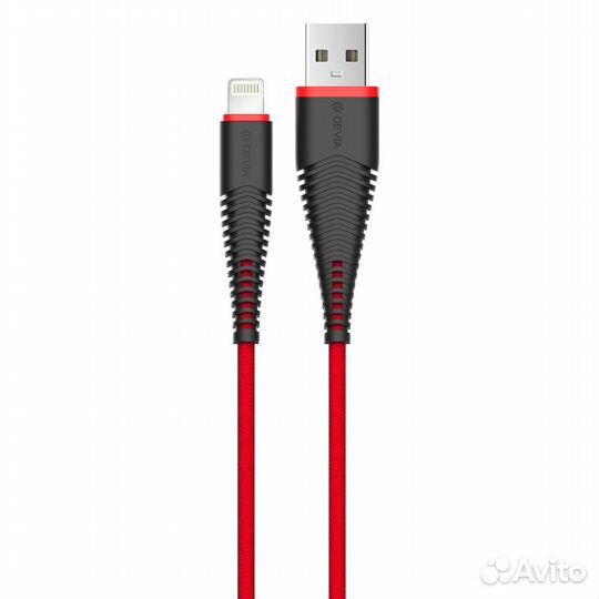 Кабель Devia Fish 1 Lightning Cable - Red