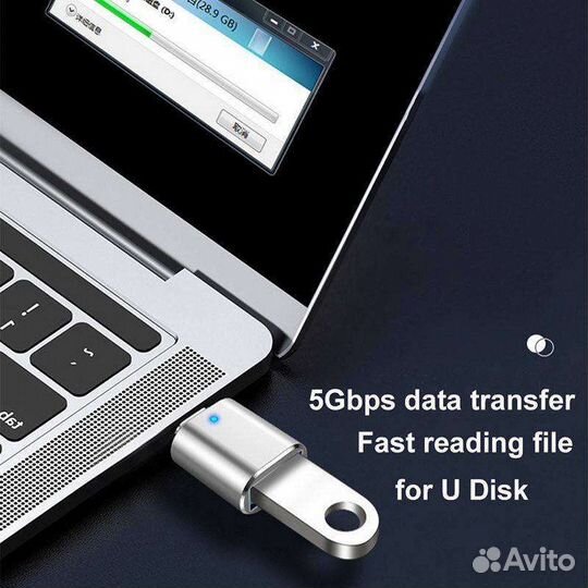 Переходник с USB 3.0 на tipe-c OTG