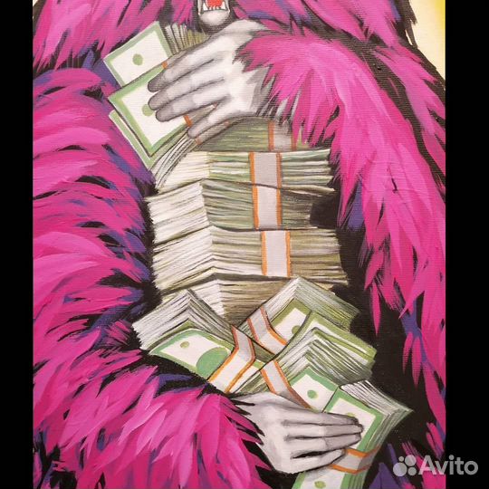 Картина акрилом на холсте