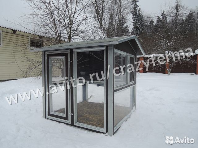 Курятник зимний с выгулом