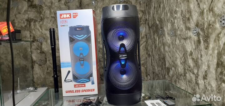 Портативная большая колонка JBK 58см Блютуз