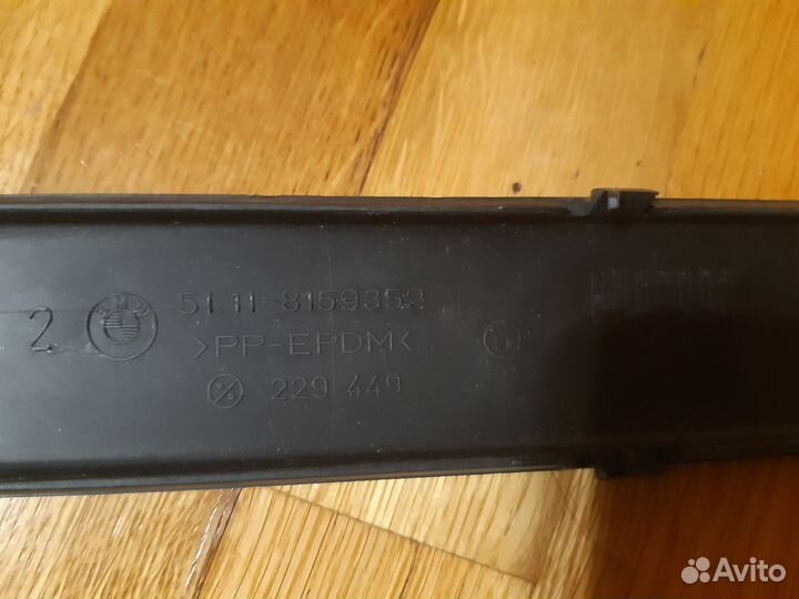 Молдинг переднего бампера BMW 5 E39