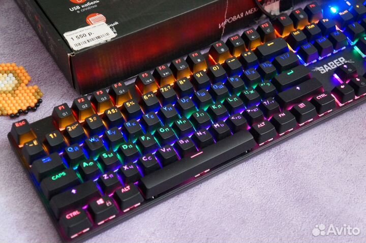 Игровая клавиатура dexp saber