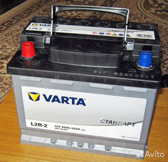 Аккумулятор varta 60