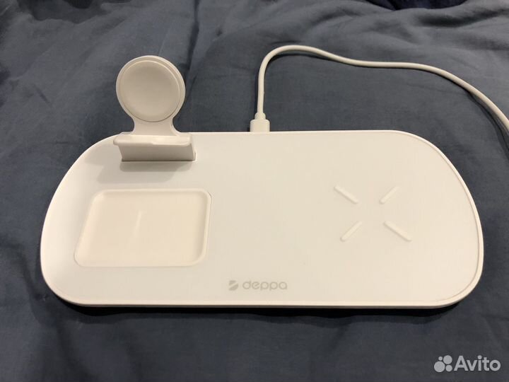 Зарядная станция Deppa для Apple 3в1