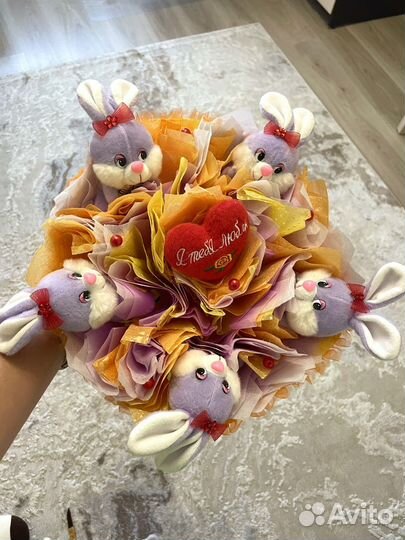 Букет из мягких игрушек