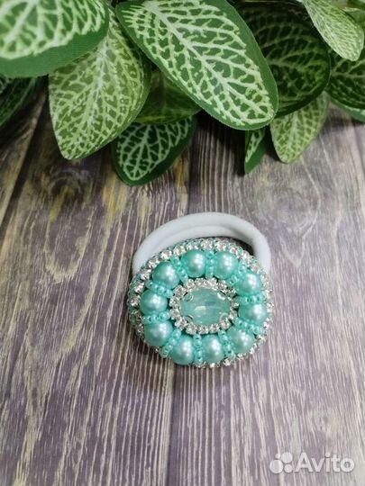 Резинки вышивные для волос