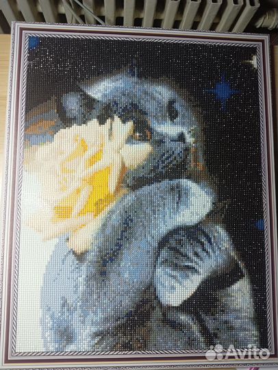 Алмазная живопись (готовая картина)