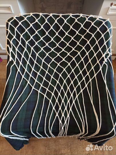 Шаль сетка макраме