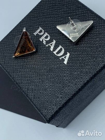 Серьги prada