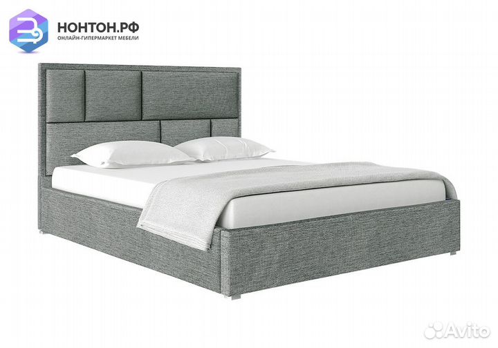 Кровать Стокгольм с подъемным механизмом рогожка с