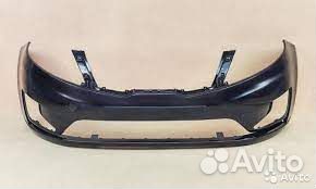 Передний бампер киа рио 2011-2015 черный №44