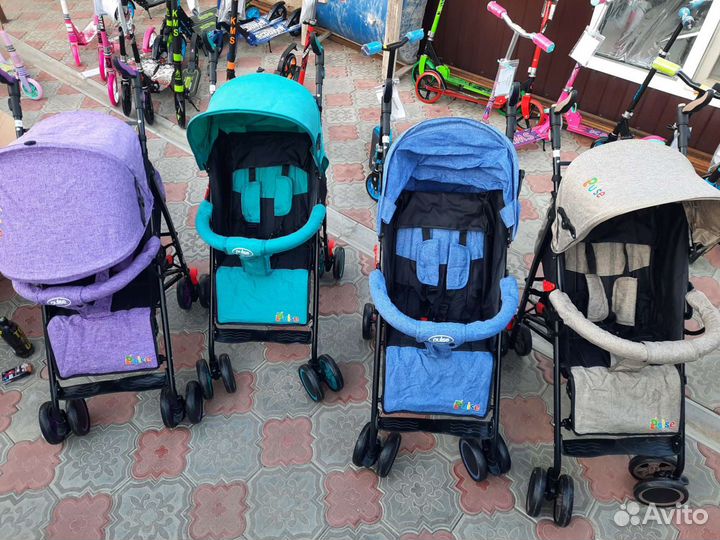 Прогулочная коляска летняя трость