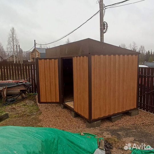 Сарай металлический