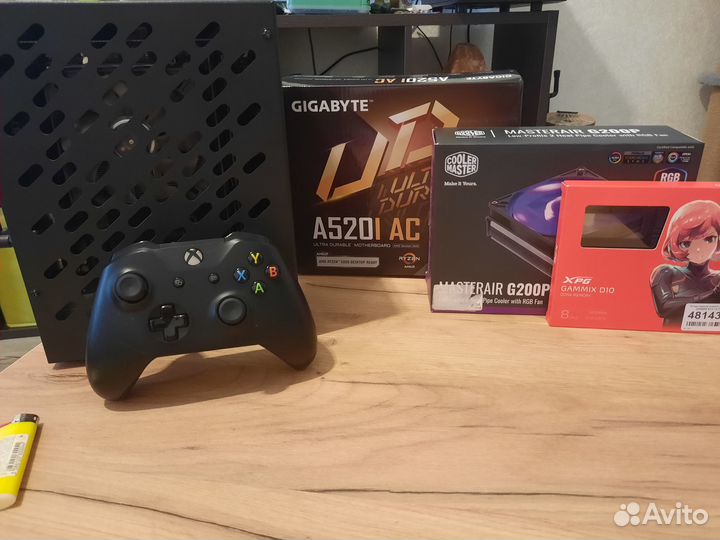 Игровой мини-пк Ryzen 5 3400G, 16 GB DDR4, SSD 500