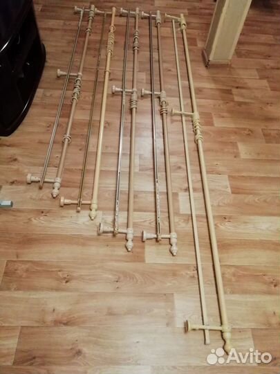 Карнизы для штор двухрядные бу