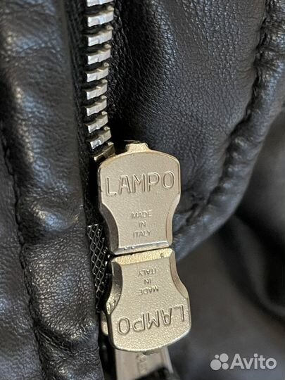 Кожаный пуховик Dsquared2