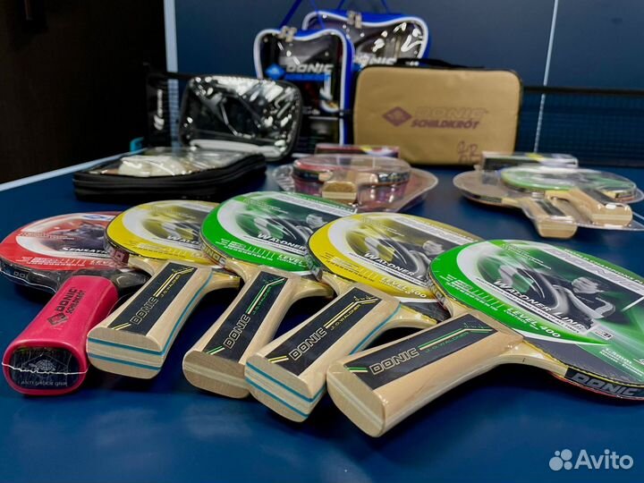 Аксессуары для настольного тенниса в ассортименте