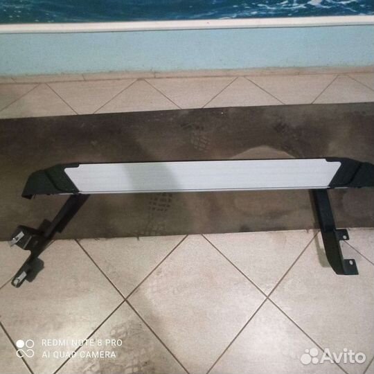 Пороги алюминиевые для Chevrolet LADA niva