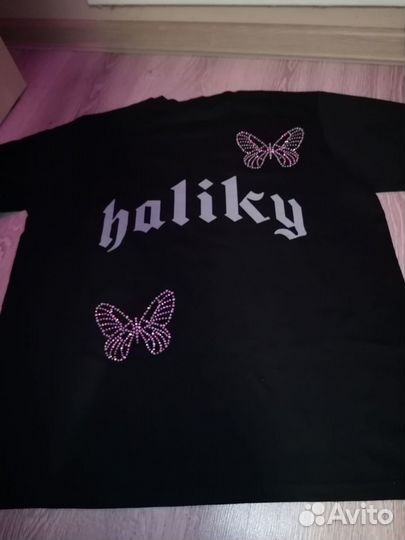 Haliky v2 swarovski butterflies tee