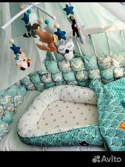 Бортики в кроватку