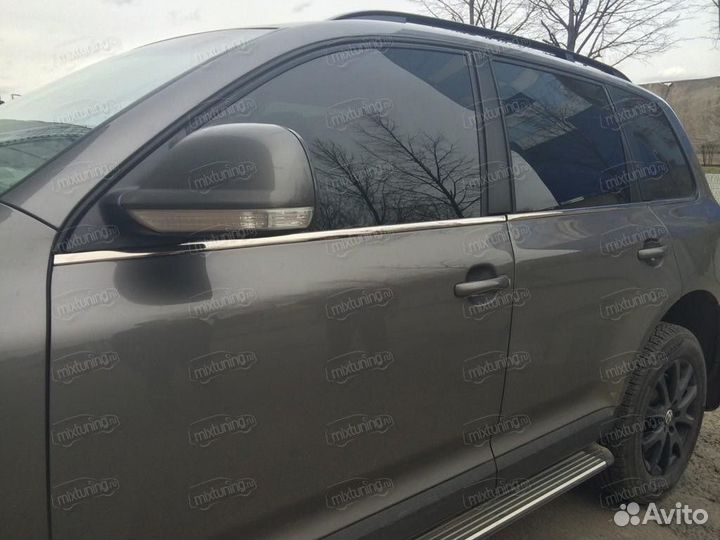 Молдинги стекол Volkswagen Touareg 2002-2010
