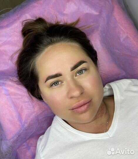 Перманентный макияж бровей, губ, стрелки