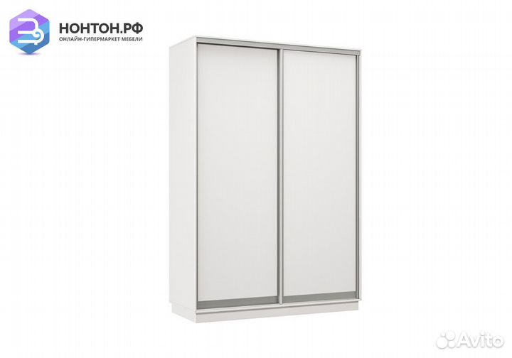 Шкаф-купе двухдверный Капелла белый