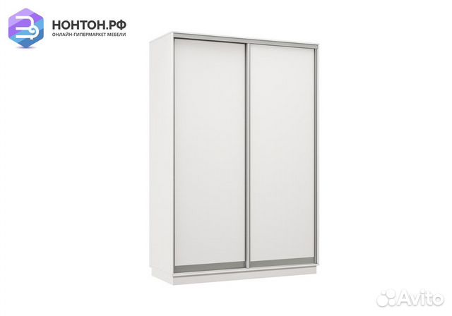 Шкаф-купе двухдверный Капелла белый