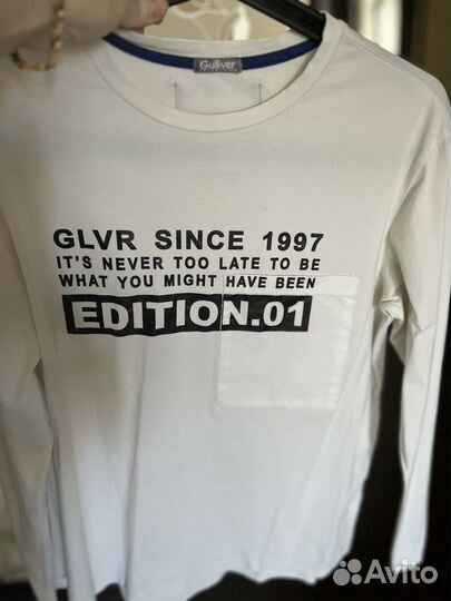 Лонгслив gulliver,размер 170