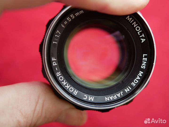 Minolta MC rokkor PF 55 1,7 Металлический японский