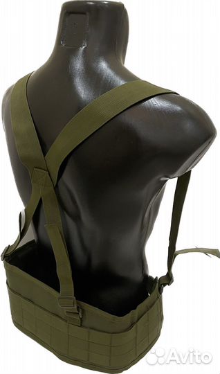 Тактический пояс разгрузочный на лямках