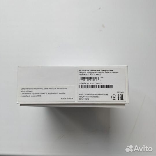 Беспроводные наушники apple airpods 1