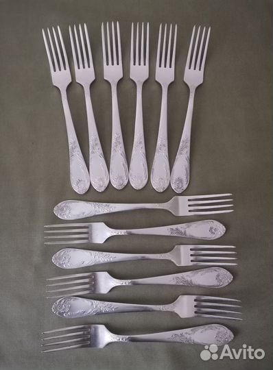 Вилки мельхиоровые 