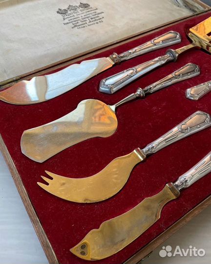 Набор столовых приборов. Серебро 84 пробы