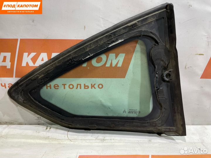 Стекло кузовное заднее левое Citroen C4 рест. 2008