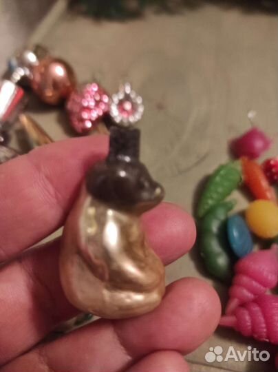 Елочные игрушки СССР маленькие