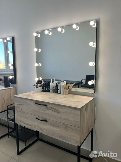 Гримерное зеркало с подсветкой