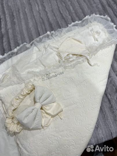 Конверт одеяло на выписку зимний