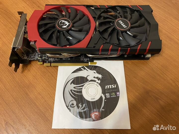 Видеокарта MSI GTX 970 gaming 4G OC