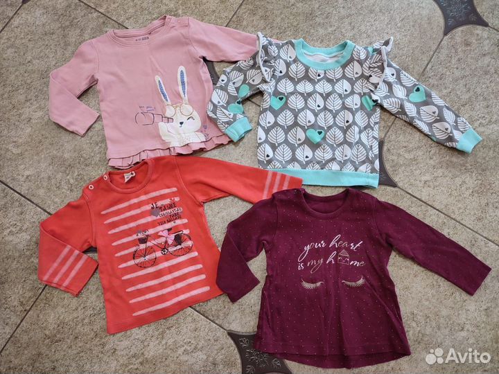 Вещи пакетом для девочки 86 92