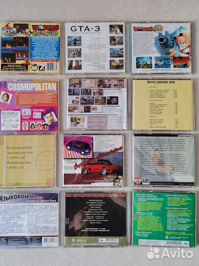 Диски CD игры и обучающие