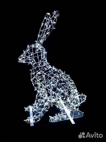 Новогодний олень светящиеся фигуры консоли