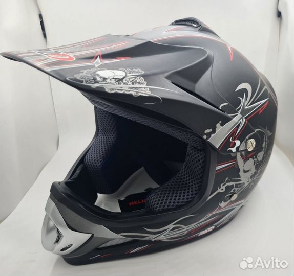 Кроссовый шлем эндуро атв квадроцикл BLD 818