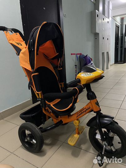 Велосипед с ручкой