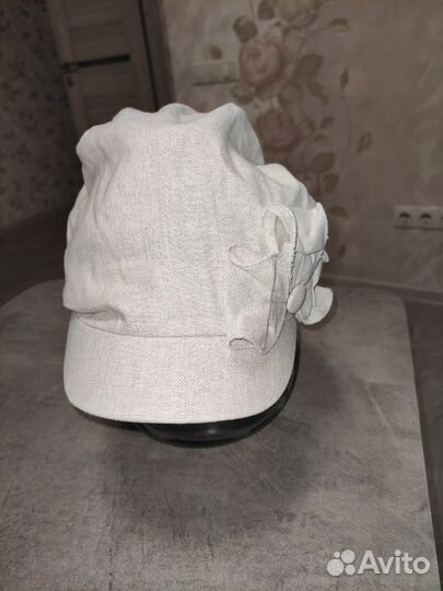 Кепи женская кепка лён шляпка панамка