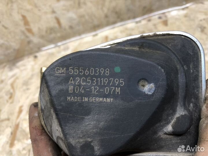 Заслонка дроссельная электрическая Opel Astra