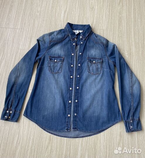 Рубашка джинсовая женская