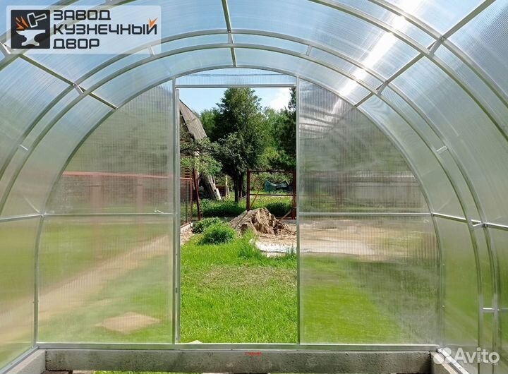 Теплица усиленная арочная